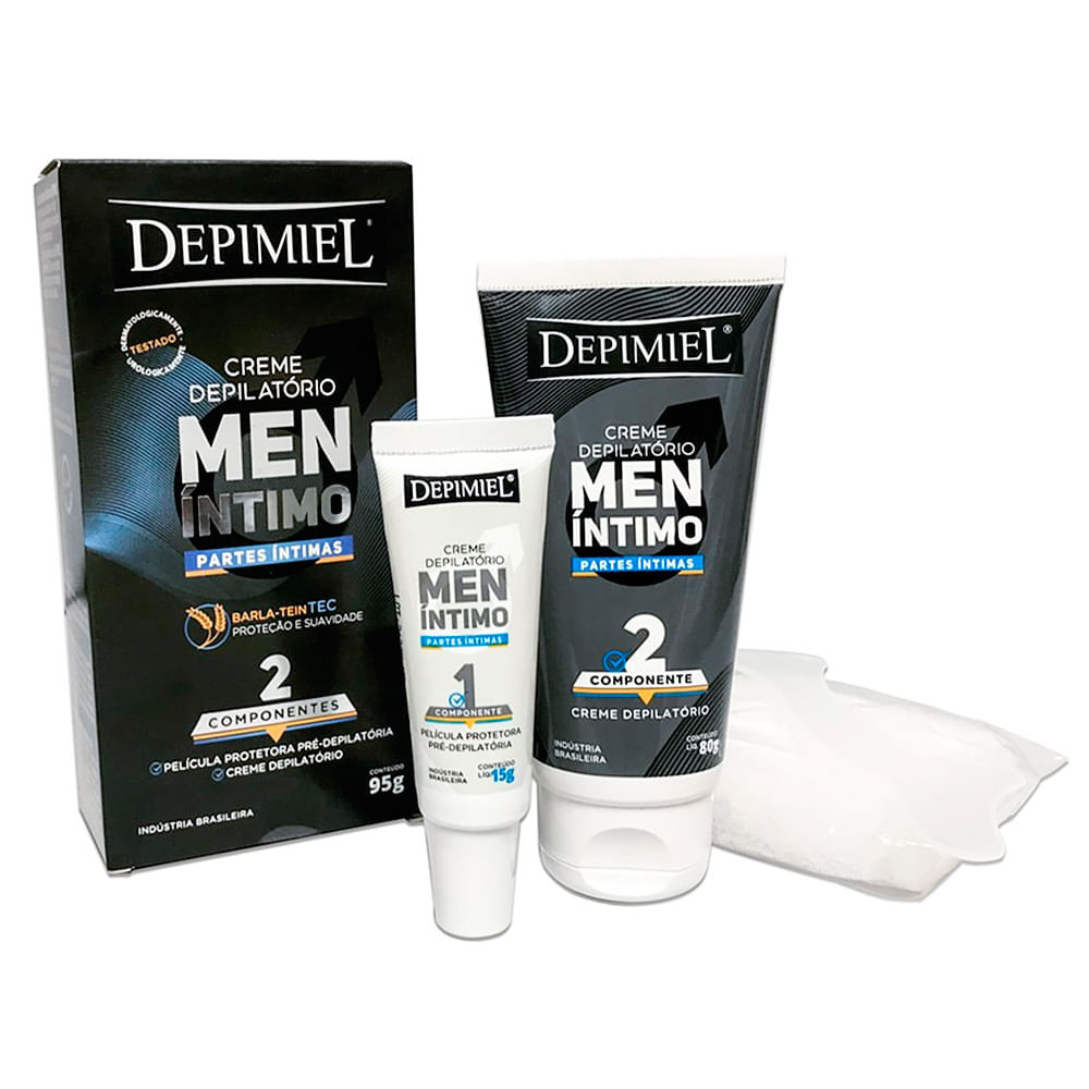 Creme Depilatório Men Intimo Depimiel 95g em Oferta na Shopee