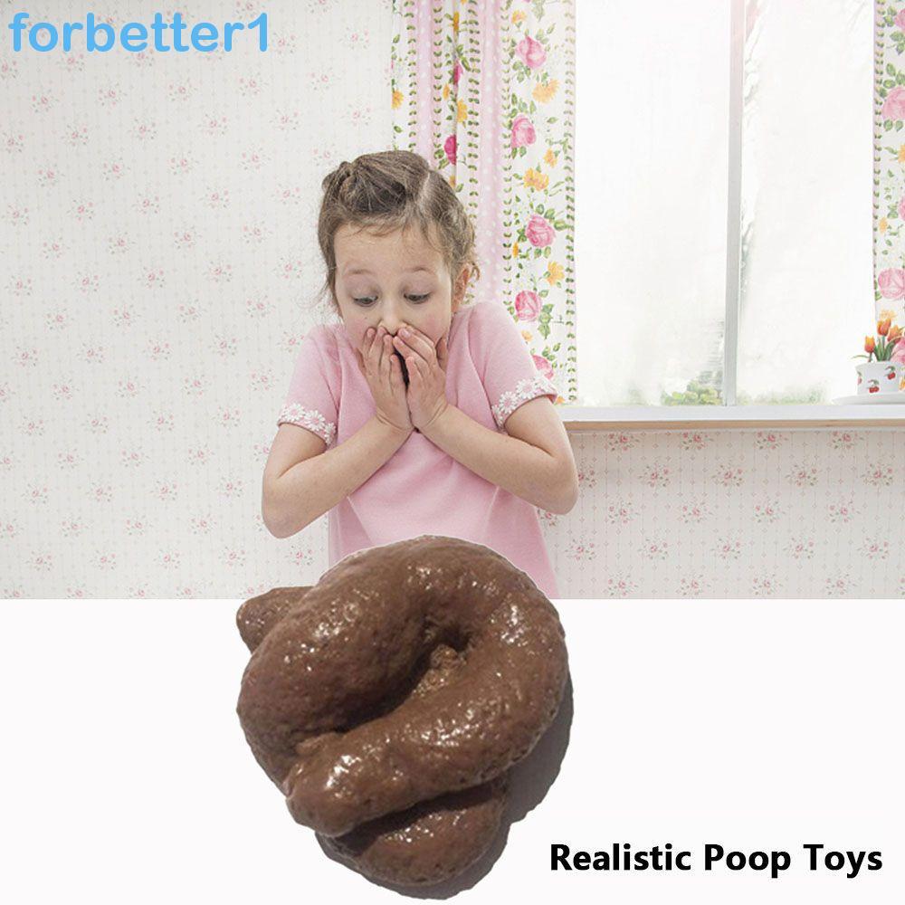 FORBETTER Brinquedos De Cocô Realistas Turd Criativo Incrível Engraçados