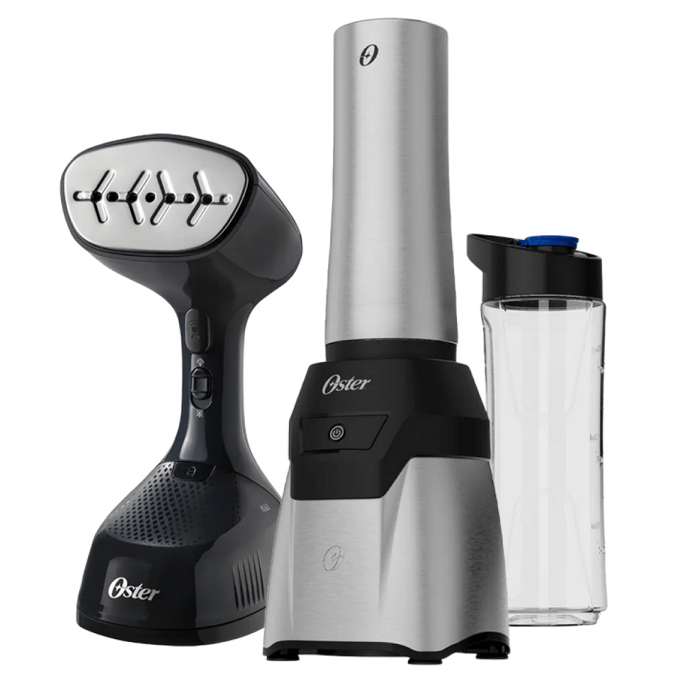 Kit Blender Power Inox e Passadeira a Vapor Oster em Oferta na Shopee