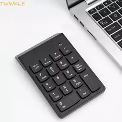 Mini Teclado Digital , Sem Fio Com Design Fino De 18 Teclas Numérico Ergonômico Bluetooth