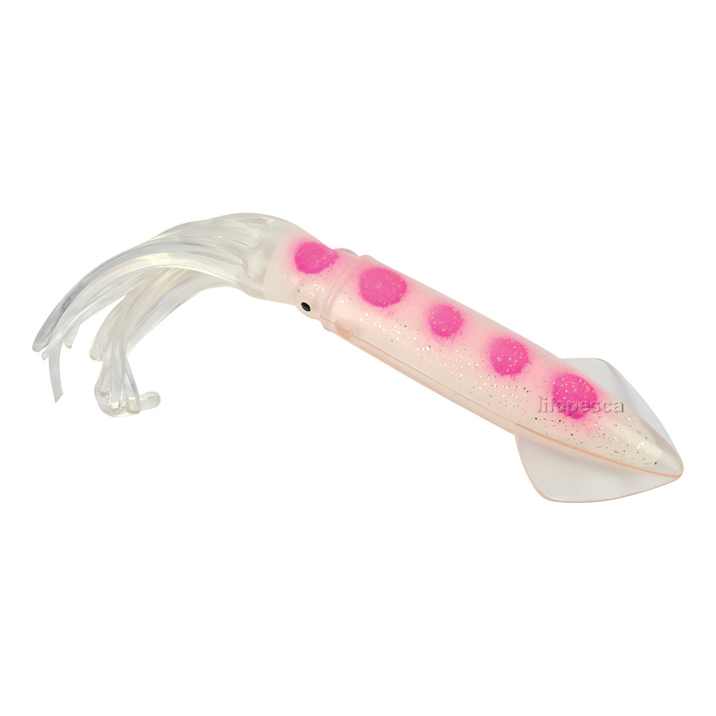 Isca Albatroz Lula Soft Luminous (30cm) 130g - Cores Rosa-chiclete Rosa-chiclete