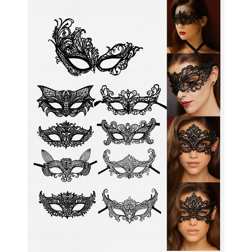 Máscara Sexy de Renda Carnaval Sortida Fantasia para festa balada decoracao surpresa sexy