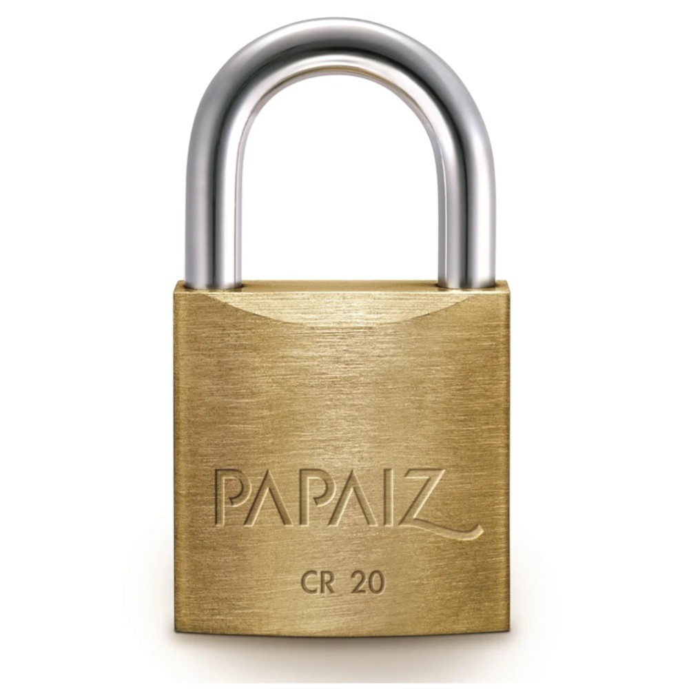 Cadeado em latão de 20 mm CR20 - Papaiz