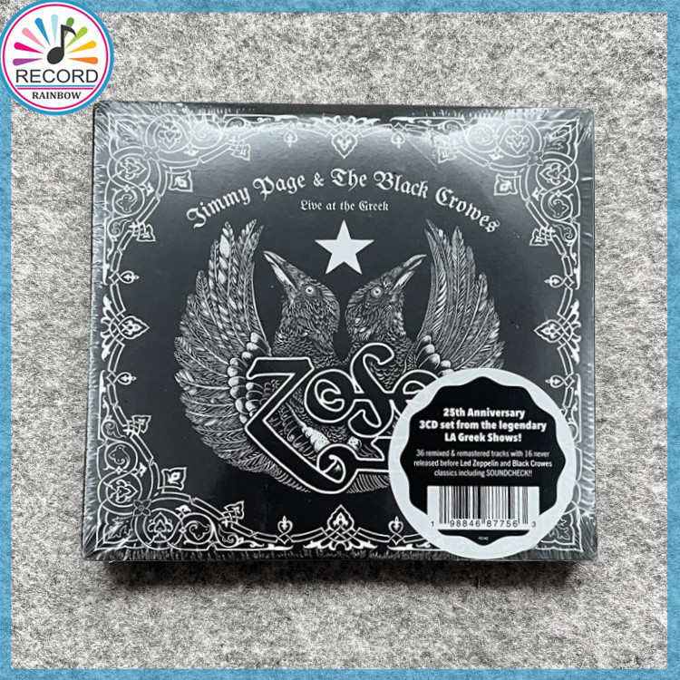 Jimmy Page & The Black Crowes Live At The Greek Original 3CD Album [Lacrado] Brand New BR2 em Oferta na Shopee