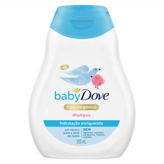 Shampoo Dove Baby Hidratação Enriquecida 200ml em Oferta na Shopee