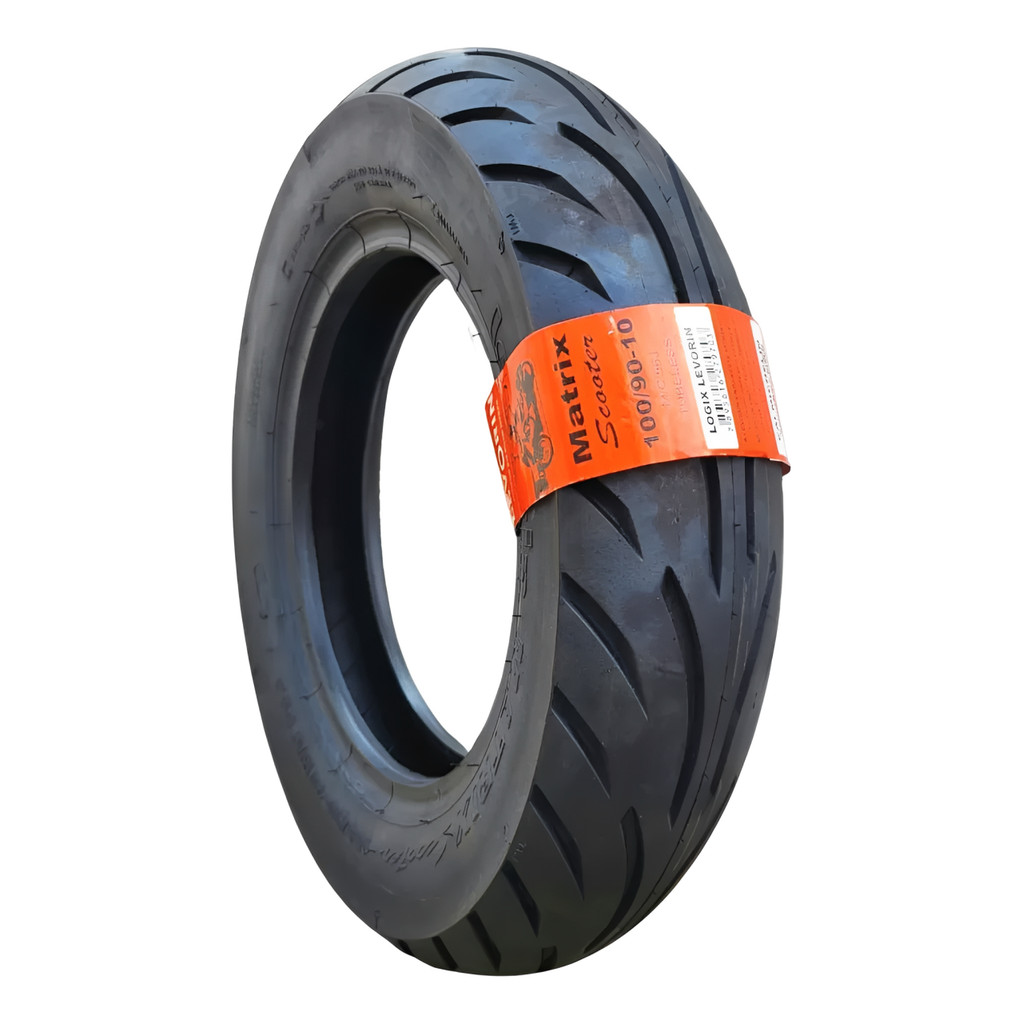 Pneu Levorin 100/90-10 Matrix Scooter Traseiro Lead 110 Elite 125 Burgman 125 Lindy 125 Tubeless Sem Câmara em Oferta na Shopee