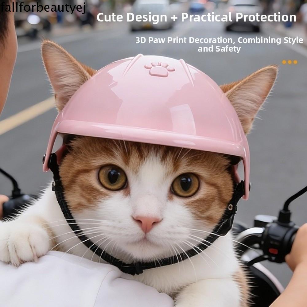 FALLFORBEAUTYEJ Capacete De Segurança Para Cães , Protetor Ajustável Animais De Estimação , Tapete De Esponja Exposto Or