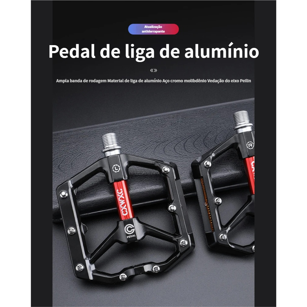E2 Premium Lightweight Two-Tone Aluminum Mtb Platform Pedal Bike — imagem 2 de 2
