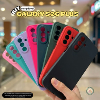 Kit Capa Capinha compatível com Galaxy S26 Plus + Película 3D Cerâmica Privacidade Câmera em Oferta na Shopee