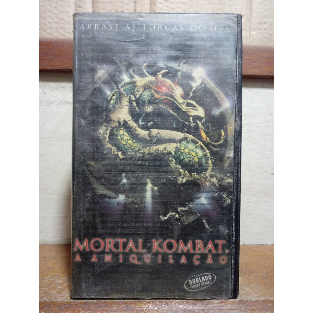 Vhs Mortal Kombat A Aniquilação - Robin Shou