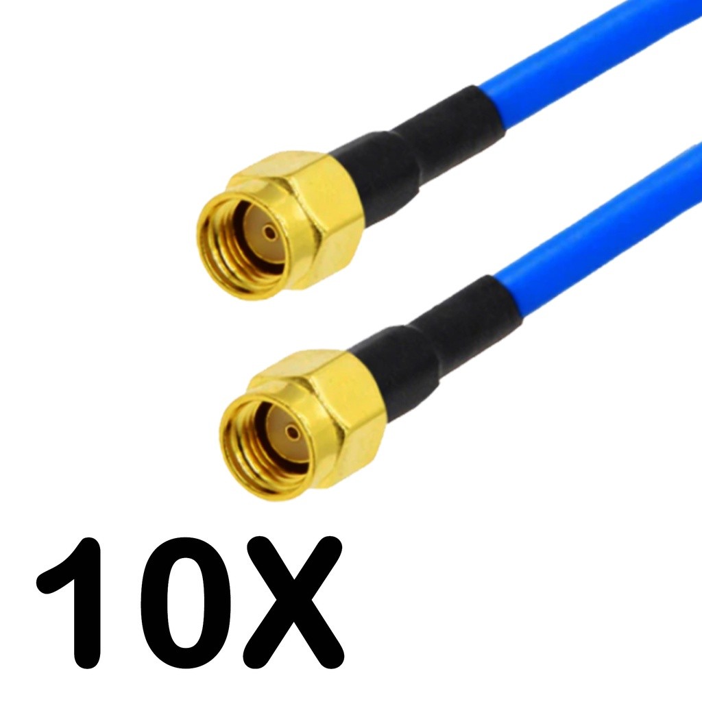 10 unidades Ubiquiti Pigtail P/ Rocket- 5g30-5g34 Sma/sma 30cm  Pigtail RocketAc