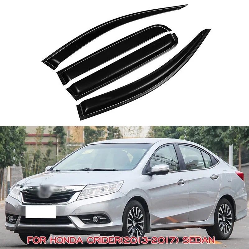 Defletor De Janela Lateral Protetor Contra Intempéries Protetores Chuva Solares Para Honda CRIDER Sedan 2013 2014 2015 2