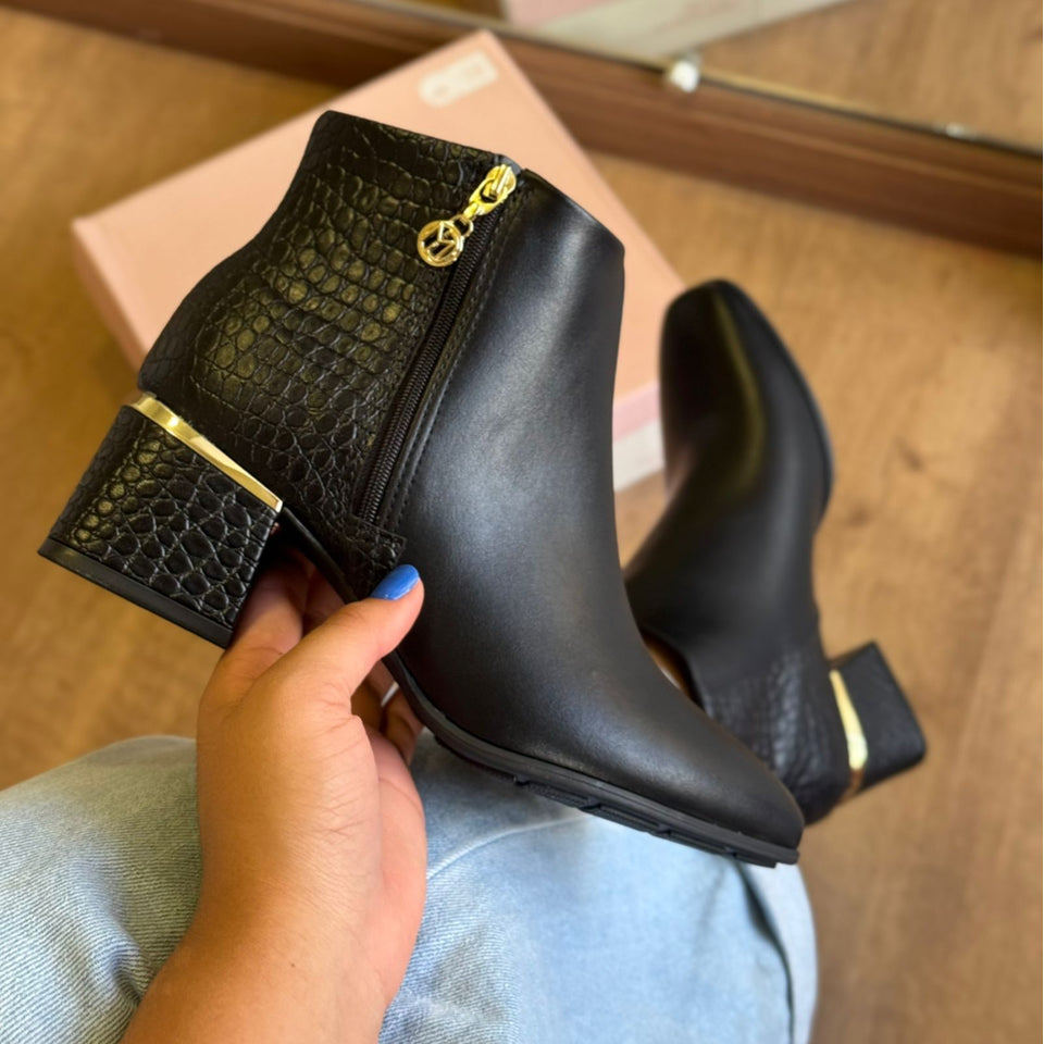 Bota Modare Detalhe Couro Croco 7085.104