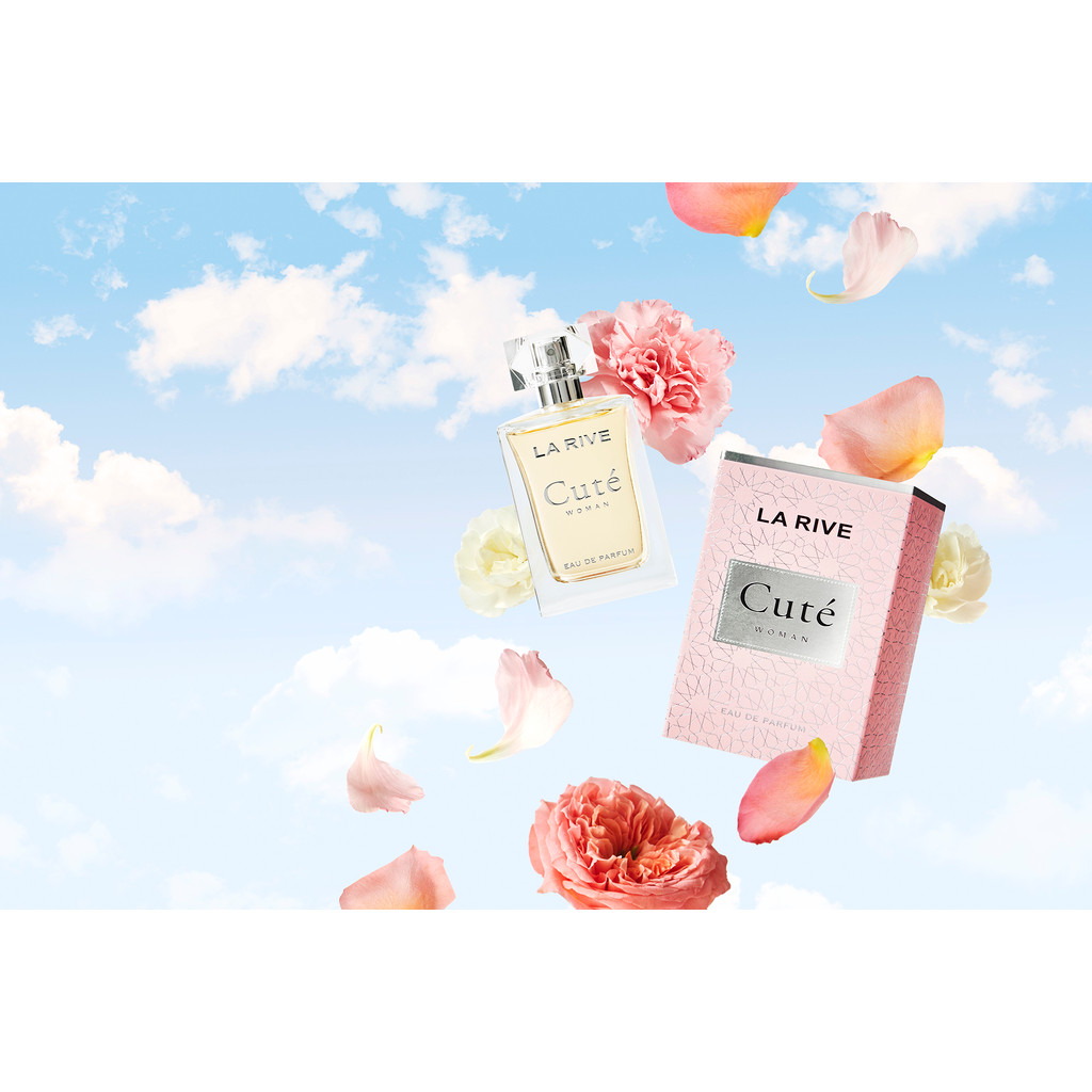 La Rive Cuté Woman Perfume Feminino 100ml Eau de Parfum Original Alta Fixação e Longa Duração