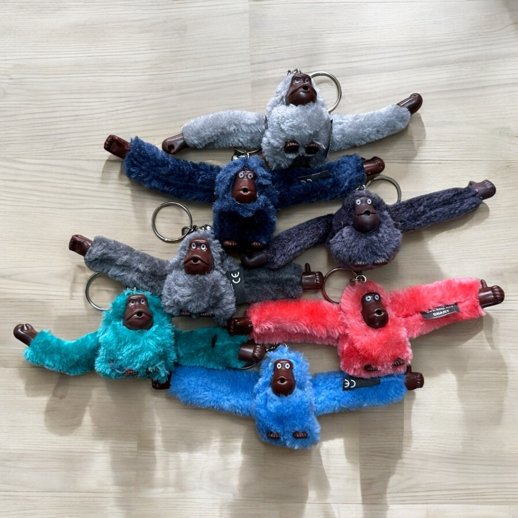 Chaveiro Pingente Pelúcia Macaco Macaquinho para Bolsas Mochilas Chaves Outros
