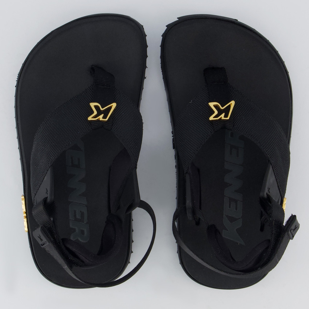 Chinelo Kenner Kivah Kids Run Preto