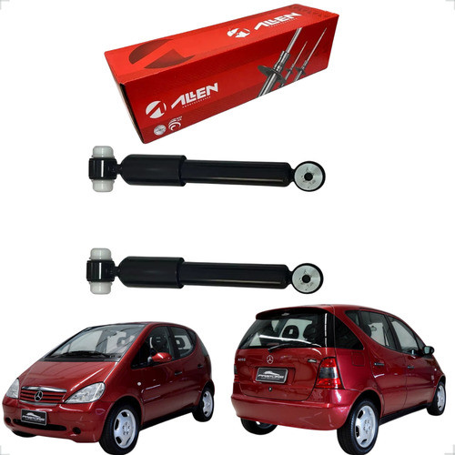 Kit 2 Amortecedor Mercedes Classe A 160 190 Traseiro 1998 1999 2000 2001 2002 2003 2004 2005 PAR