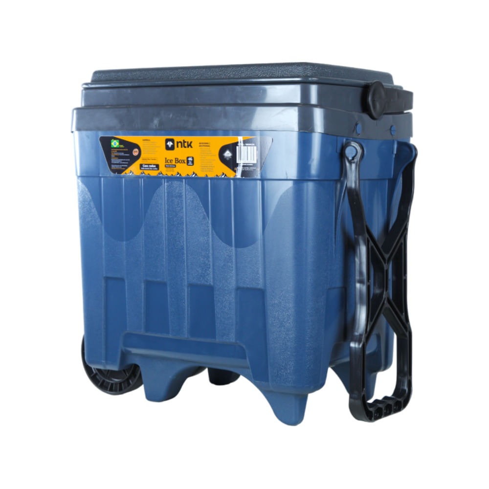 Caixa Térmica NTK 34L Cooler com Rodas Porta Latas 46 Latas