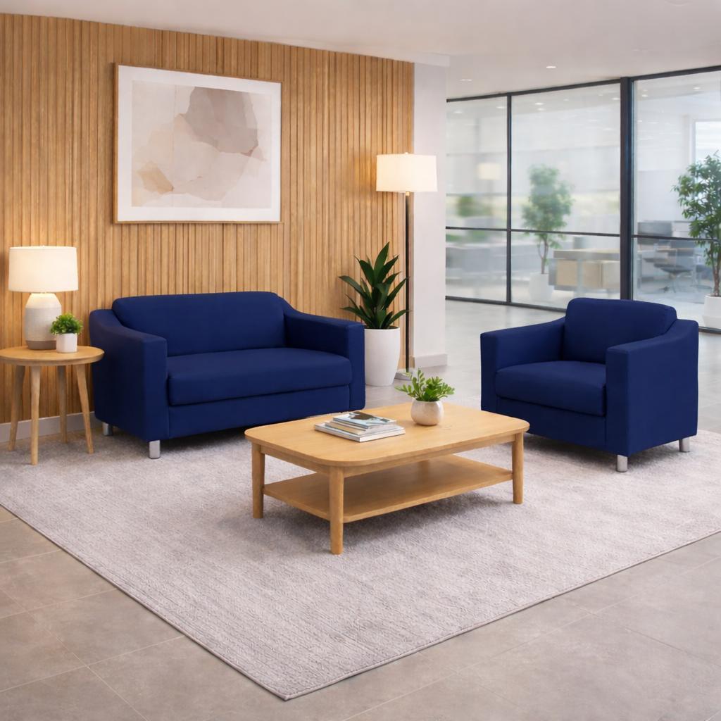 Kit Namoradeira Tilla + Poltrona Decorativa Quarto Sala