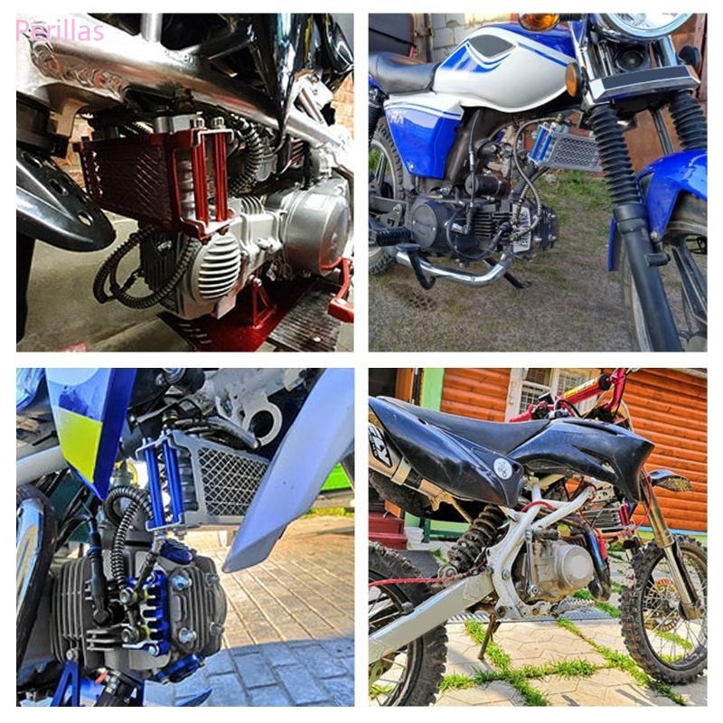 Perillas Motocross Radiador Resfriamento Óleo Alumínio Para Motocicleta