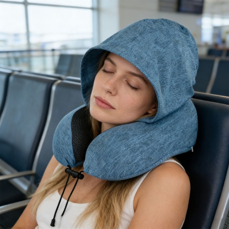 Almofada Com Capuz De Enchimento De Suporte HO Capa Oculta Para Transporte E Uso Em Carro