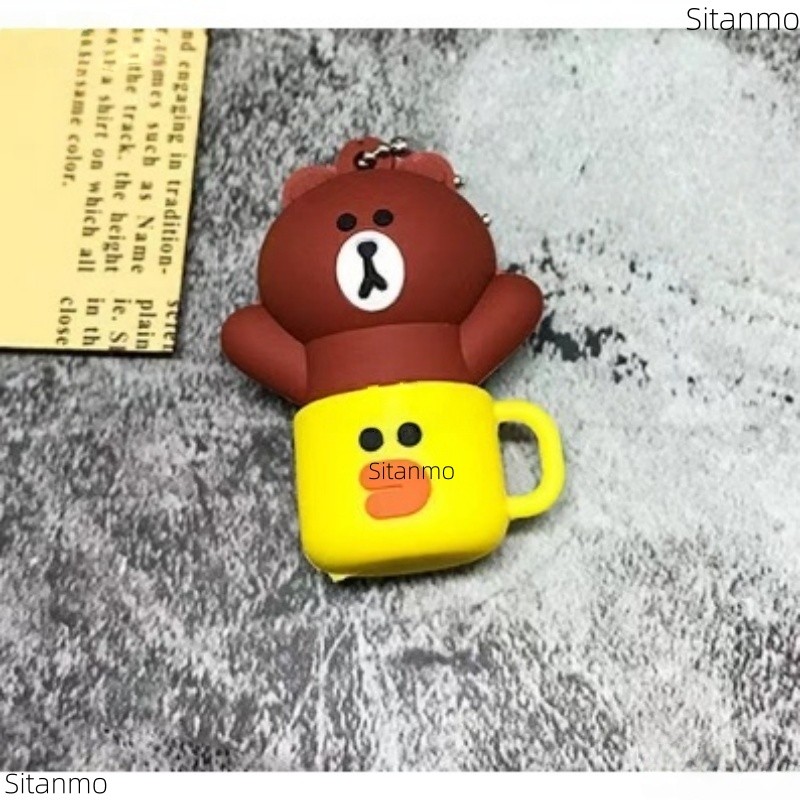 1GB USB Flash Drive De Alta Velocidade 2GB 4GB 8GB 16GB 32GB 64GB 128GB 1TB Computador Memória Vara Urso Dos Desenhos An