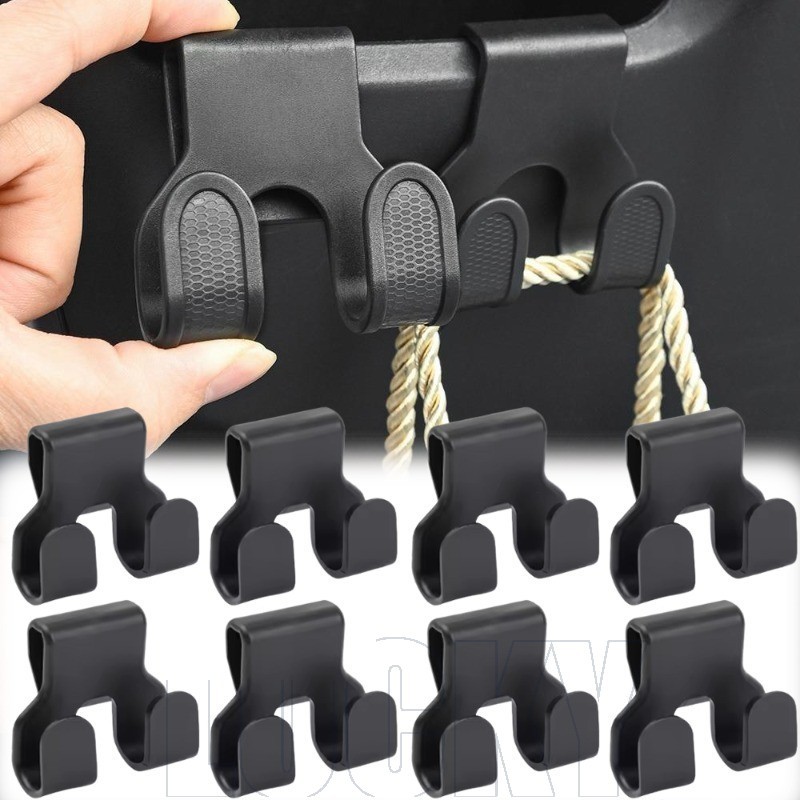 Gancho Para Caixa De Armazenamento De Motocicleta Resistente De 10/6/4 Unidades-Suporte Telefone De Cabeça Dupla Scooter