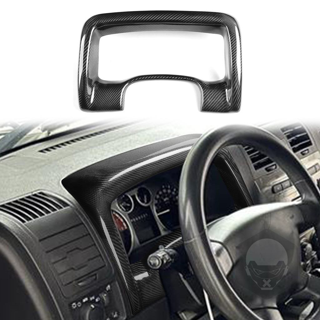 Adequado para Hummer H3 07-10 fibra de carbono Real Interior painel velocímetro ao redor acessórios de modificação do ca