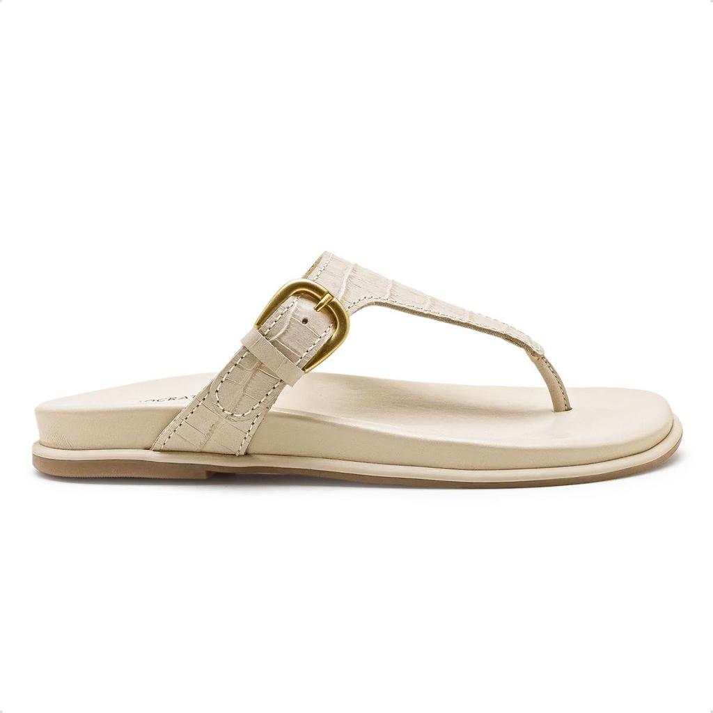 Sandália de Couro Democrata Feminina Zoe 659102 em Oferta na Shopee