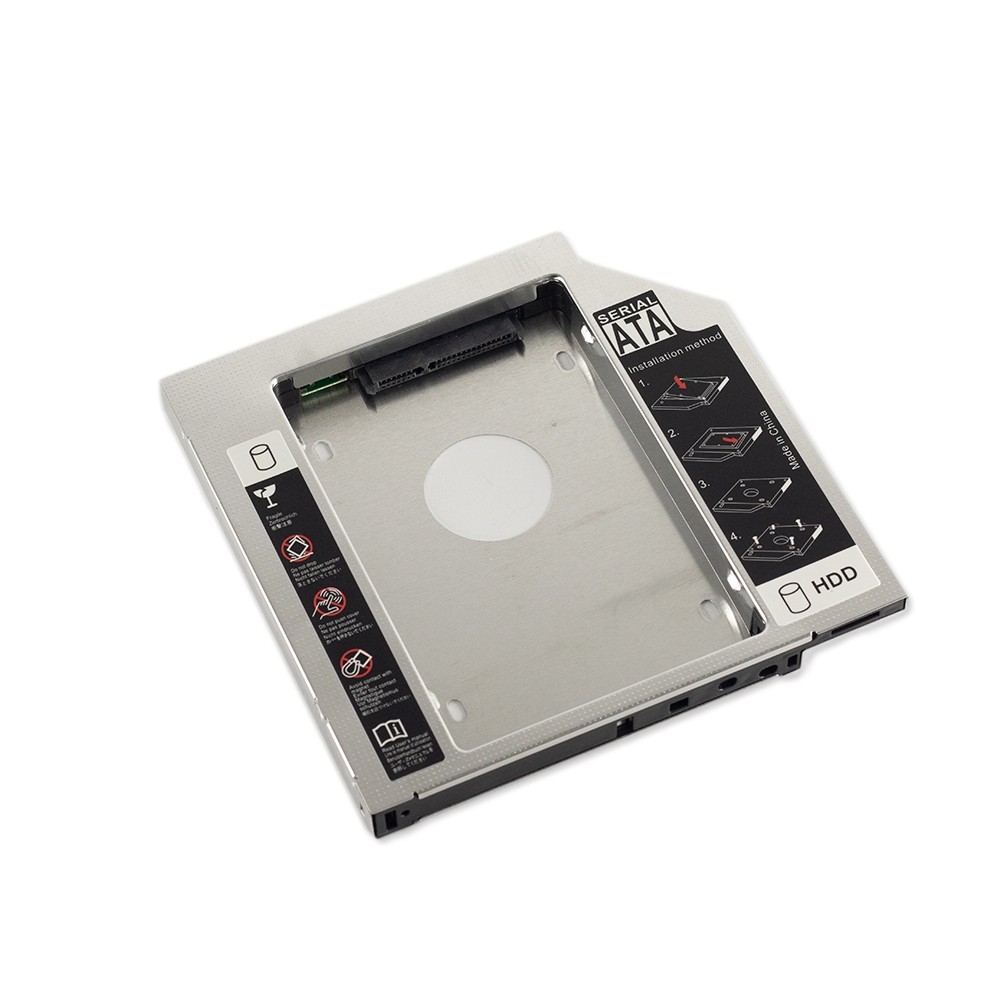 Adaptador Dvd P/ Hd Ou Ssd Sata Notebook Drive Caddy 12,7mm em Oferta na Shopee