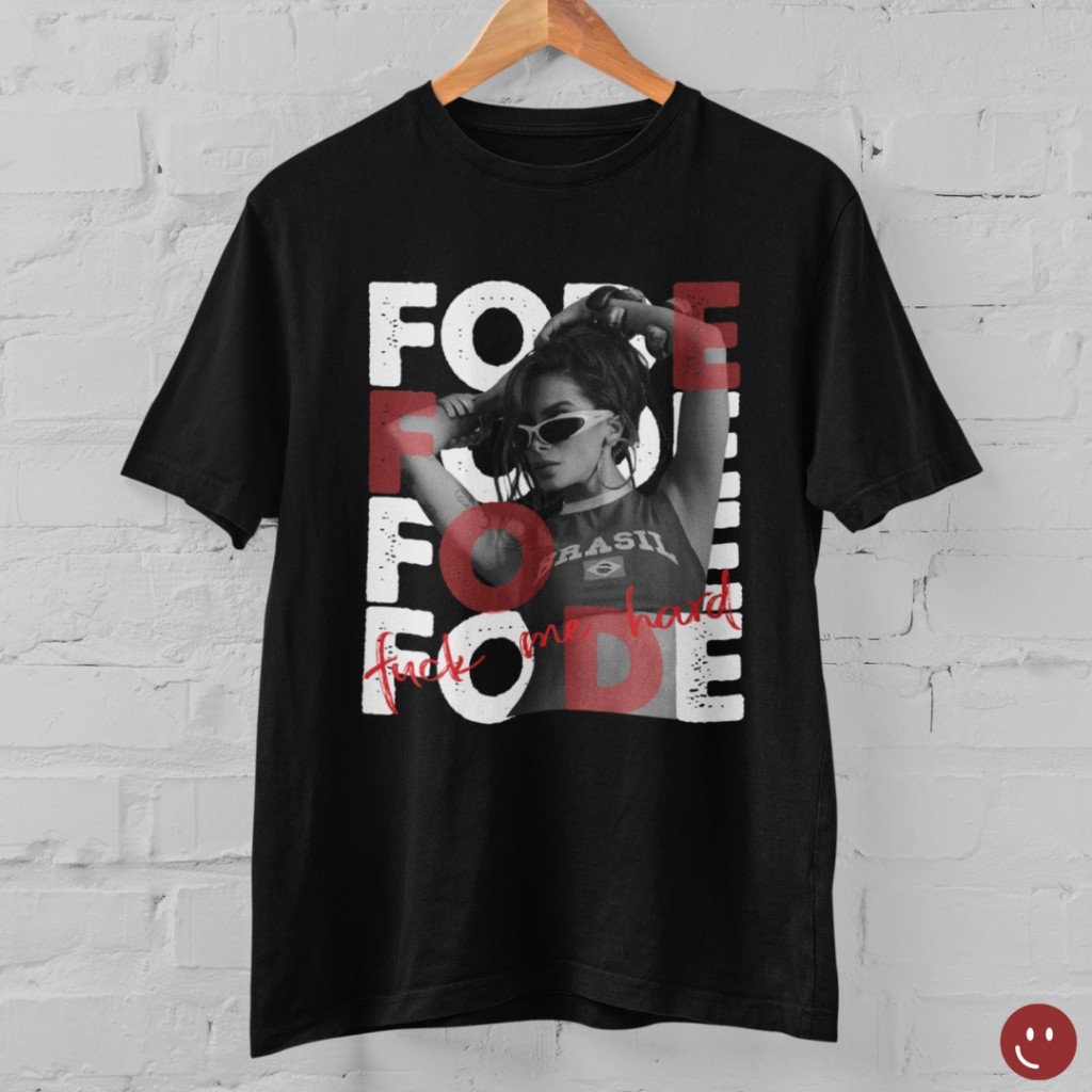 [Camiseta Premium em Algodão Puro]TT Camiseta Cantora Anitta Funk Brasil 100% Algodão Tshirt Festa Ensaios da ANITTA
