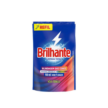 Refil Lava Roupas Líquido Limpeza Total Brilhante em Oferta na Shopee