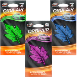 Aromatizante Folhinha Orbi Air Freshener Carro Novo Lavanda Ponant Retrovisor Carro Casa