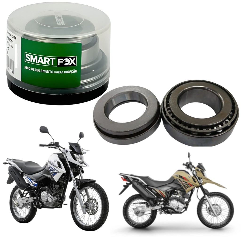 CAIXA DE DIREÇÃO CÔNICO COM ROLAMENTOS SMARTFOX YAMAHA XTZ 125 XTZ CROSSER 150 TTR 125
