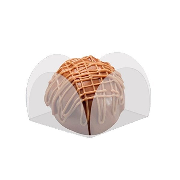 Forminha para Doces 4 Pétalas Redonda Transparente (3,5cm x 3,5cm) 50 unidades - Assk Embalagens em Oferta na Shopee