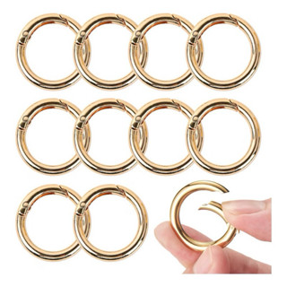 Argolas Articuladas Mosquetão 25MM Banho Zamac Dourado/Prata/ 10/20/30 Peças em Oferta na Shopee