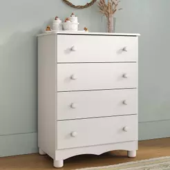 Cômoda Infantil para Bebê 65cm com 4 Gavetas Dengo Multimóveis MP4409
