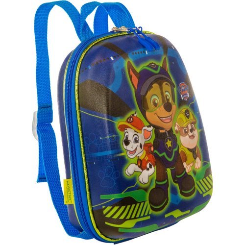 Mochila Infantil Patrulha Canina Chase Spy Tamanho P - Azul