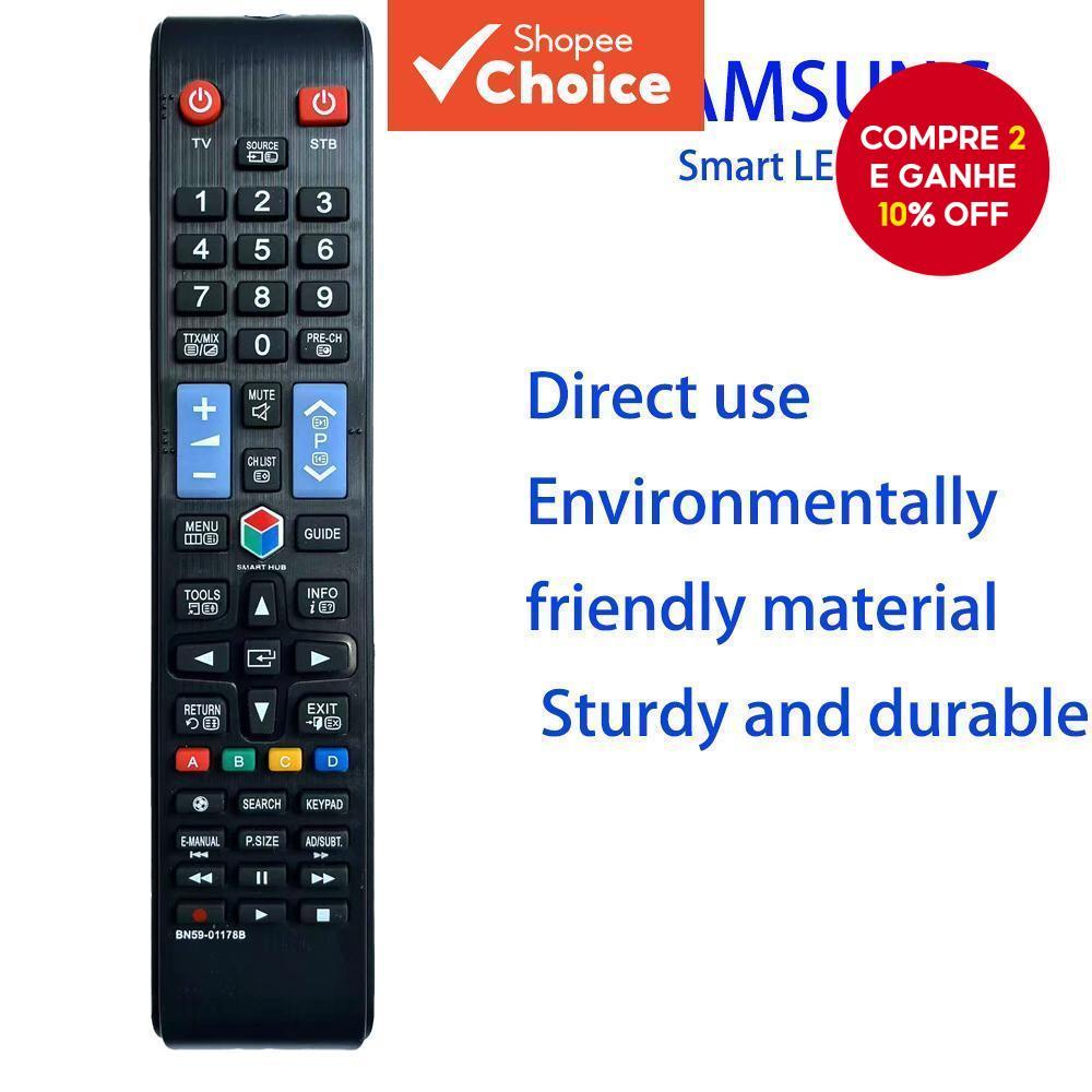 Controle Remoto De Substituição Universal Para Samsung Smart LED TV Equipado Com 3D E Teclas De Futebol