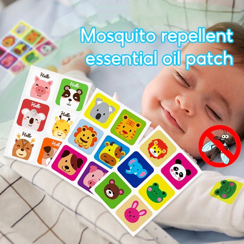 Adesivos Repelentes De Insetos Dos Pces , Remendos Não Tóxicos Do Mosquito Com Desenhos Bonitos Animados , Essencial em Oferta na Shopee