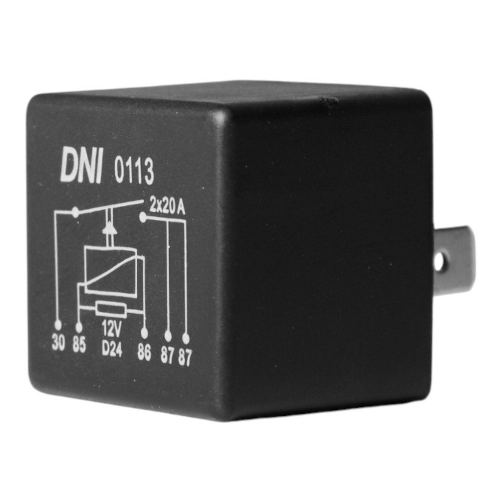 Relé Auxiliar Fiat / Peugeot / VW / Hyundai / Kia / New Holland - DNI 0113 em Oferta na Shopee