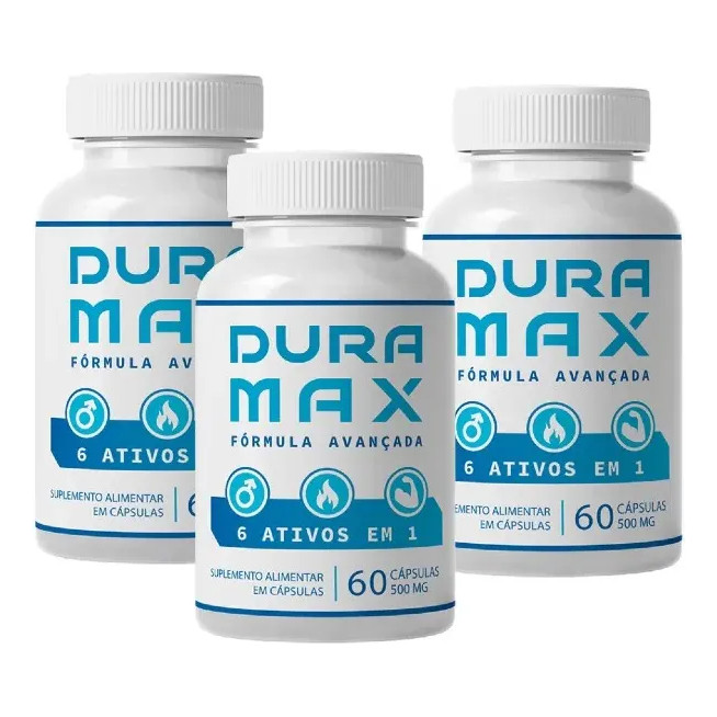3 Duramax 60 Caps Formula Avançada Original Envio Full Promo em Oferta na Shopee