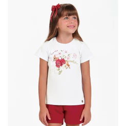 Blusa Cotton Leve Feminia Trick Nick Branco