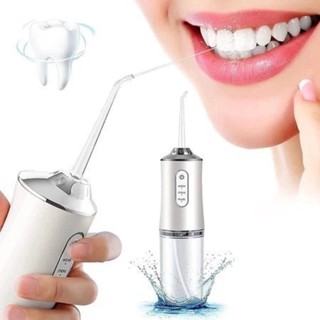 Irrigador Bucal Elétrico Oral Limpeza Portátil USB com Jato e Recarregável Para família ou viagem em Oferta na Shopee