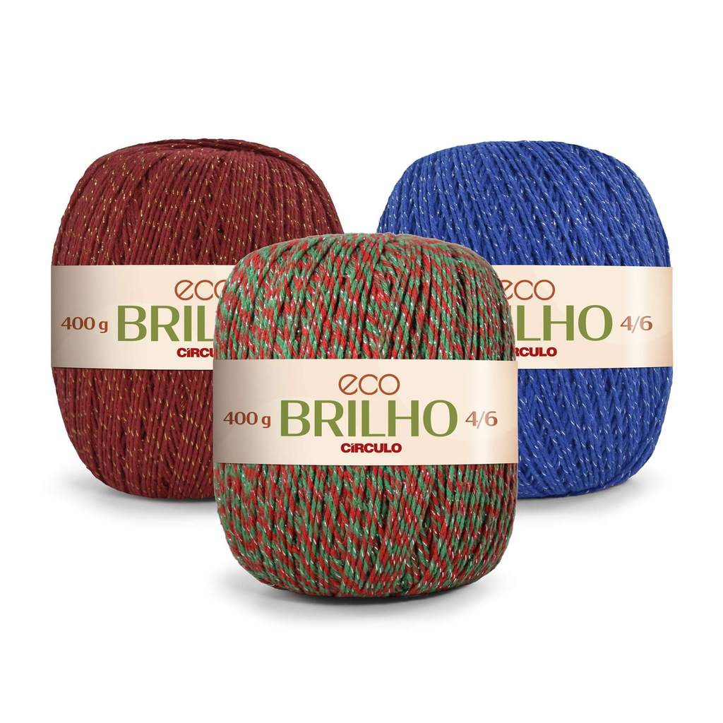 Barbante Eco Brilho Círculo Nº6 400g - Círculo