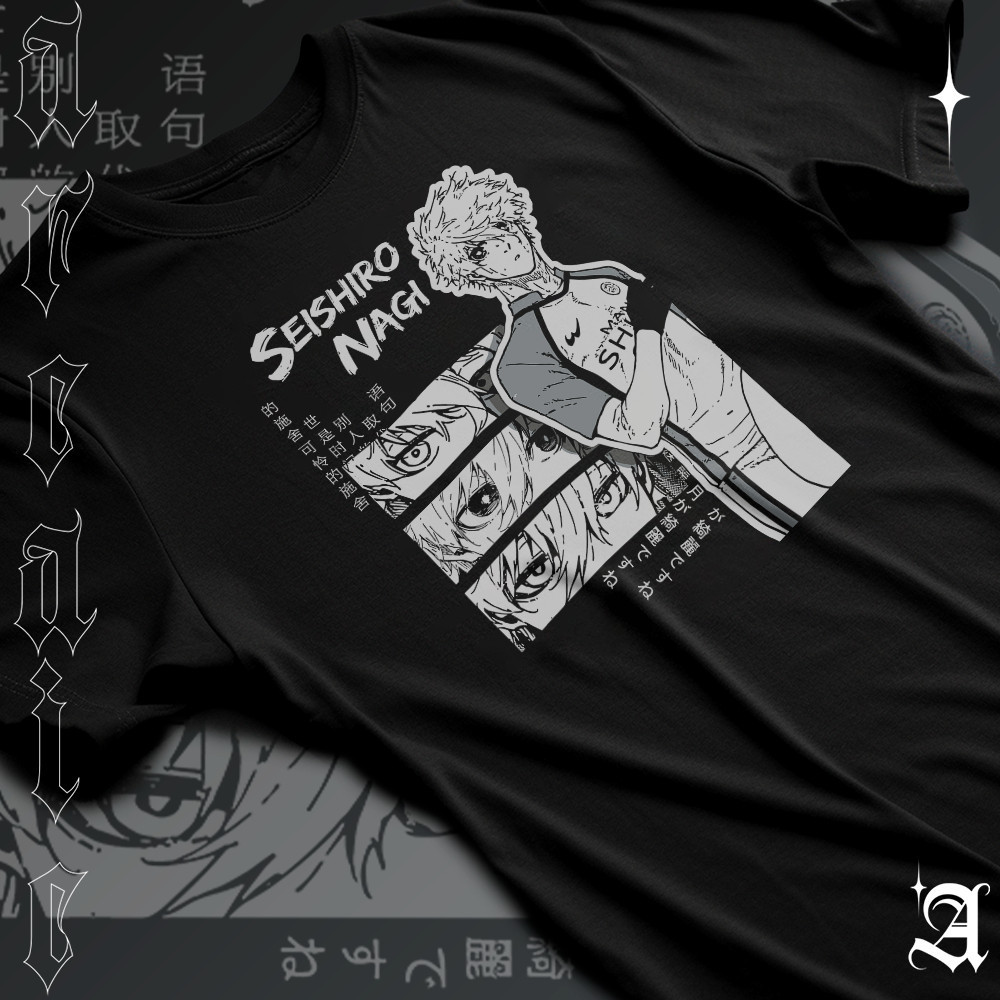 Camiseta  Seishiro Nagi Blue Lock Project Anime Futebol