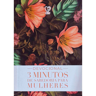 Devocional 3 Minutos De Sabedoria P/ Mulheres | Tudo Posso em Oferta na Shopee