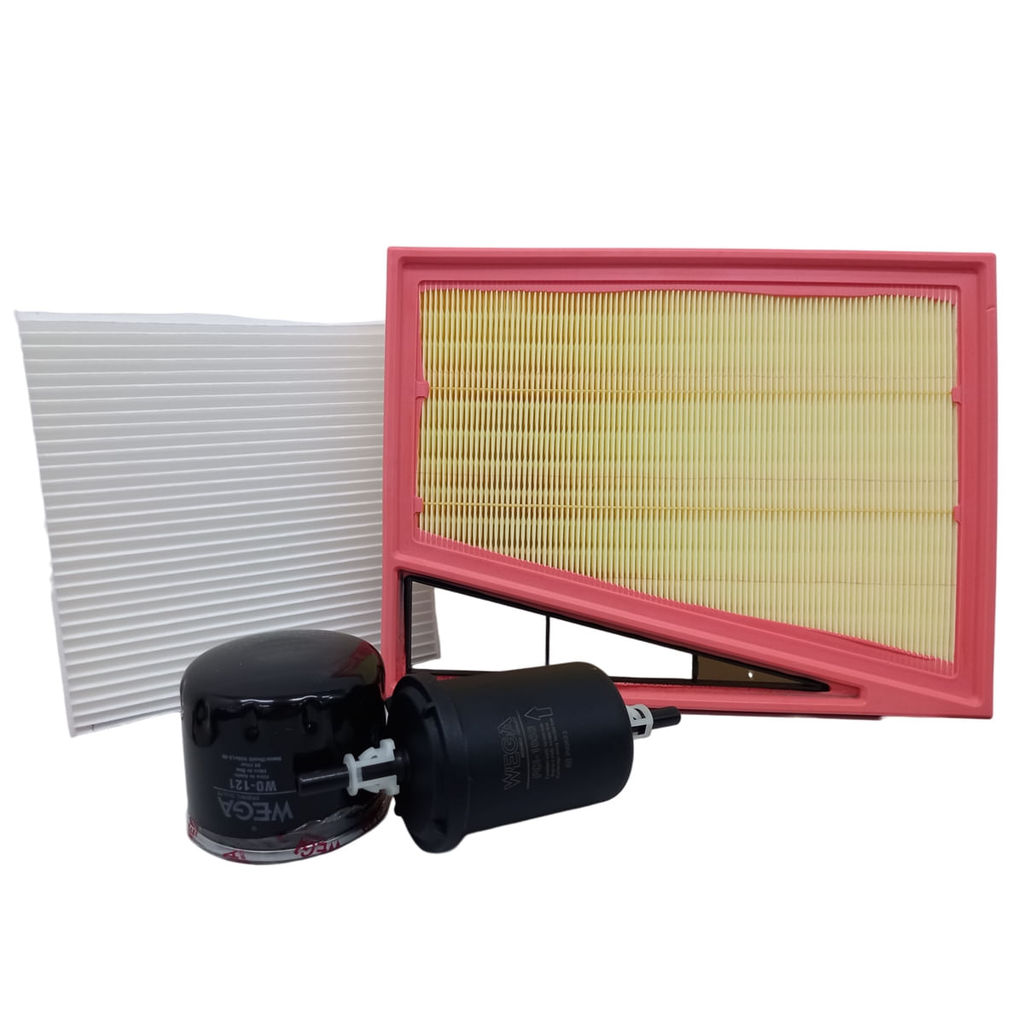 Kit de Filtros Wega  Fiat Argo Cronos Mobi Pulse Strada Uno  - 1.0 3c 6v e 1.3 4c 8v em Oferta na Shopee