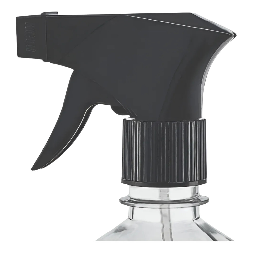 Kit 10 Gatilhos Pulverizador Spray Válvula Rosca Preto