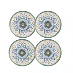 Jogo de 4 Pratos De Sobremesa 20 Cm Oxford Flat Nisa